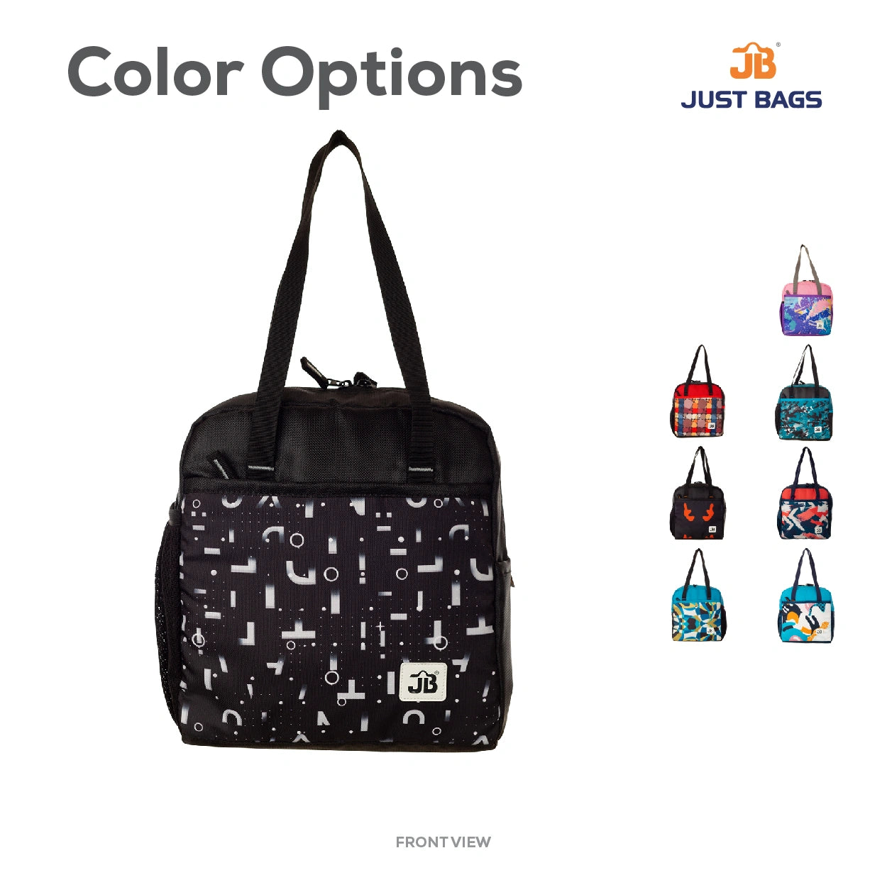 JUSTBAGS Taste-Trekker 8L Insulated Lunch Bag with Bottle Holder