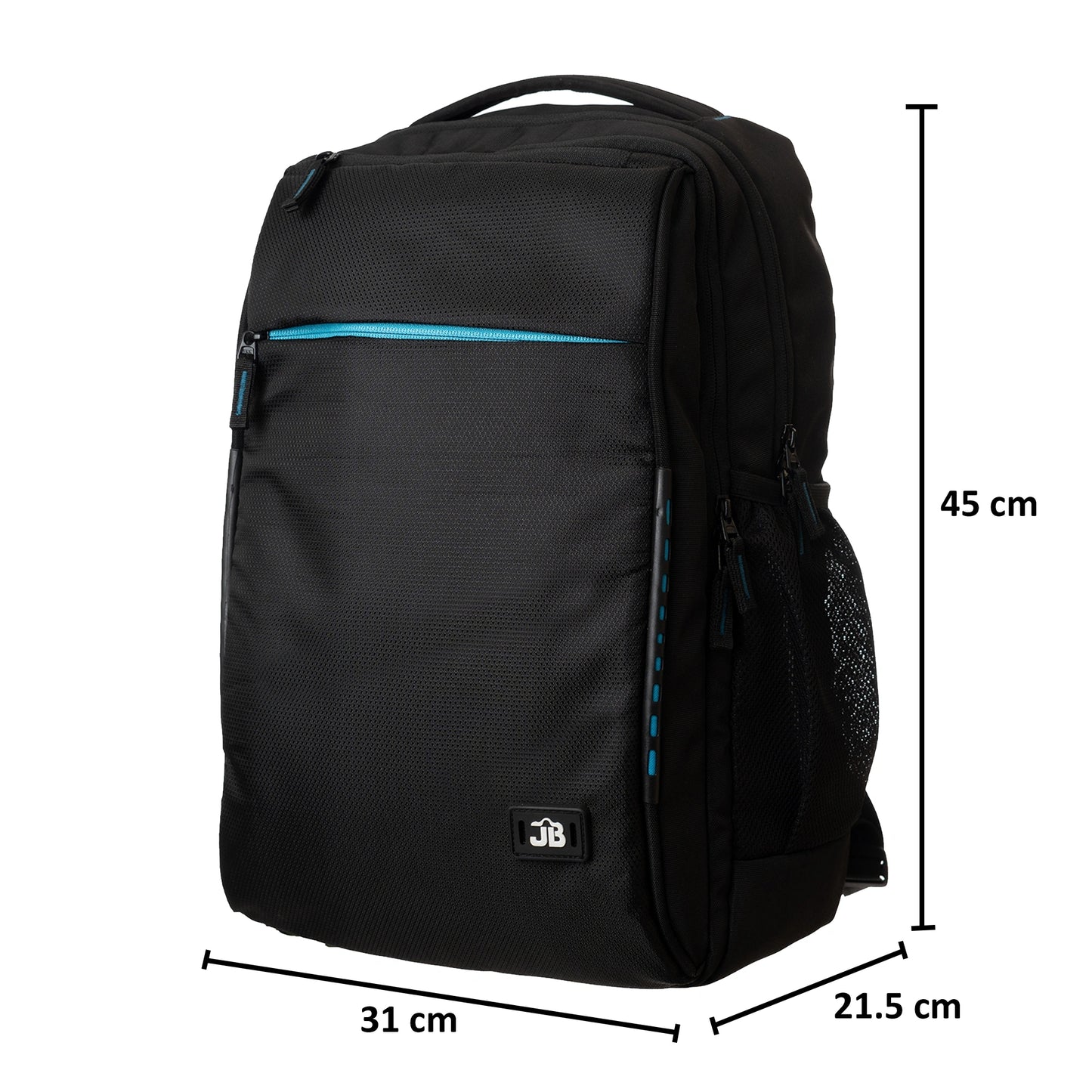 Byte Unisex Black Red Sleek Laptop Backpack