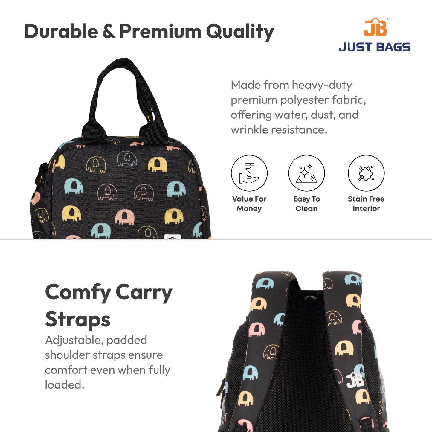 PreSchool Combo 18L Backpack & 6L TiffinBag For Toddlers – 15 Inches & 7.5 Inches | Ages 2–4.5