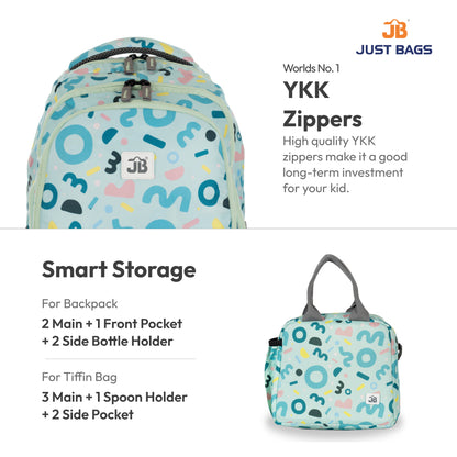 PreSchool Combo 18L Backpack & 6L TiffinBag For Toddlers – 15 Inches & 7.5 Inches | Ages 2–4.5
