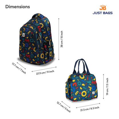 PreSchool Combo 18L Backpack & 6L TiffinBag For Toddlers – 15 Inches & 7.5 Inches | Ages 2–4.5