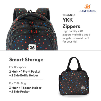 PreSchool Combo 18L Backpack & 6L TiffinBag For Toddlers – 15 Inches & 7.5 Inches | Ages 2–4.5