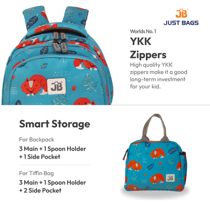 PreSchool Combo 18L Backpack & 6L TiffinBag For Toddlers – 15 Inches & 7.5 Inches | Ages 2–4.5
