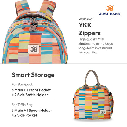 PreSchool Combo 18L Backpack & 6L TiffinBag For Toddlers – 15 Inches & 7.5 Inches | Ages 2–4.5