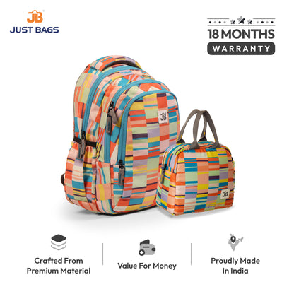 PreSchool Combo 18L Backpack & 6L TiffinBag For Toddlers – 15 Inches & 7.5 Inches | Ages 2–4.5
