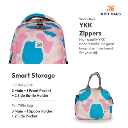 PreSchool Combo 18L Backpack & 6L TiffinBag For Toddlers – 15 Inches & 7.5 Inches | Ages 2–4.5
