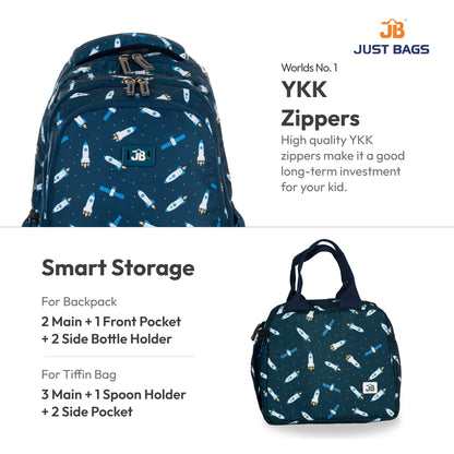 PreSchool Combo 18L Backpack & 6L TiffinBag For Toddlers – 15 Inches & 7.5 Inches | Ages 2–4.5