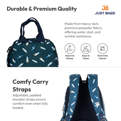 PreSchool Combo 18L Backpack & 6L TiffinBag For Toddlers – 15 Inches & 7.5 Inches | Ages 2–4.5