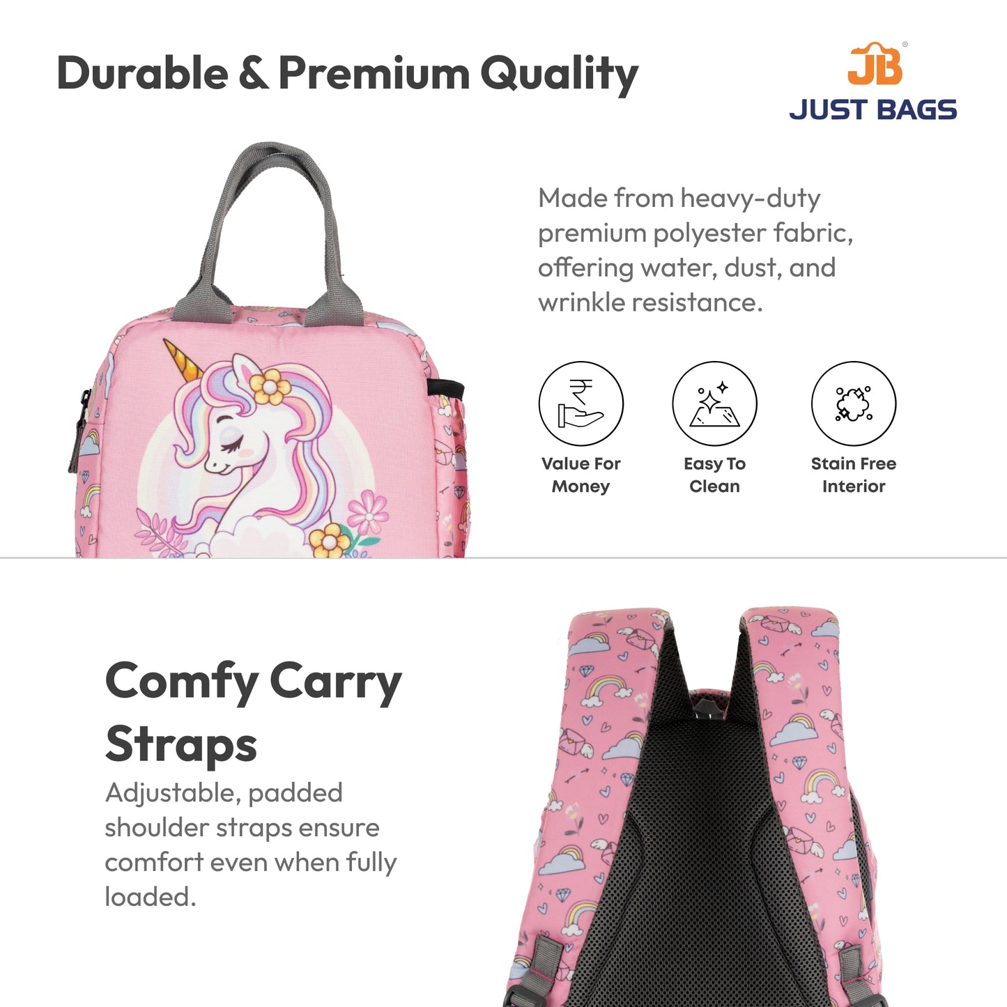 PreSchool Combo 18L Backpack & 6L TiffinBag For Toddlers – 15 Inches & 7.5 Inches | Ages 2–4.5