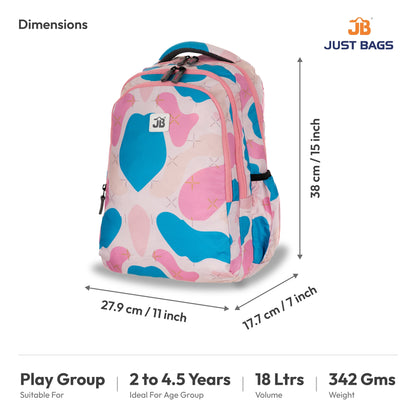 Preschool Durable 18L Backpack for Toddlers – 15" (38 cm) | Ages 2–4.5