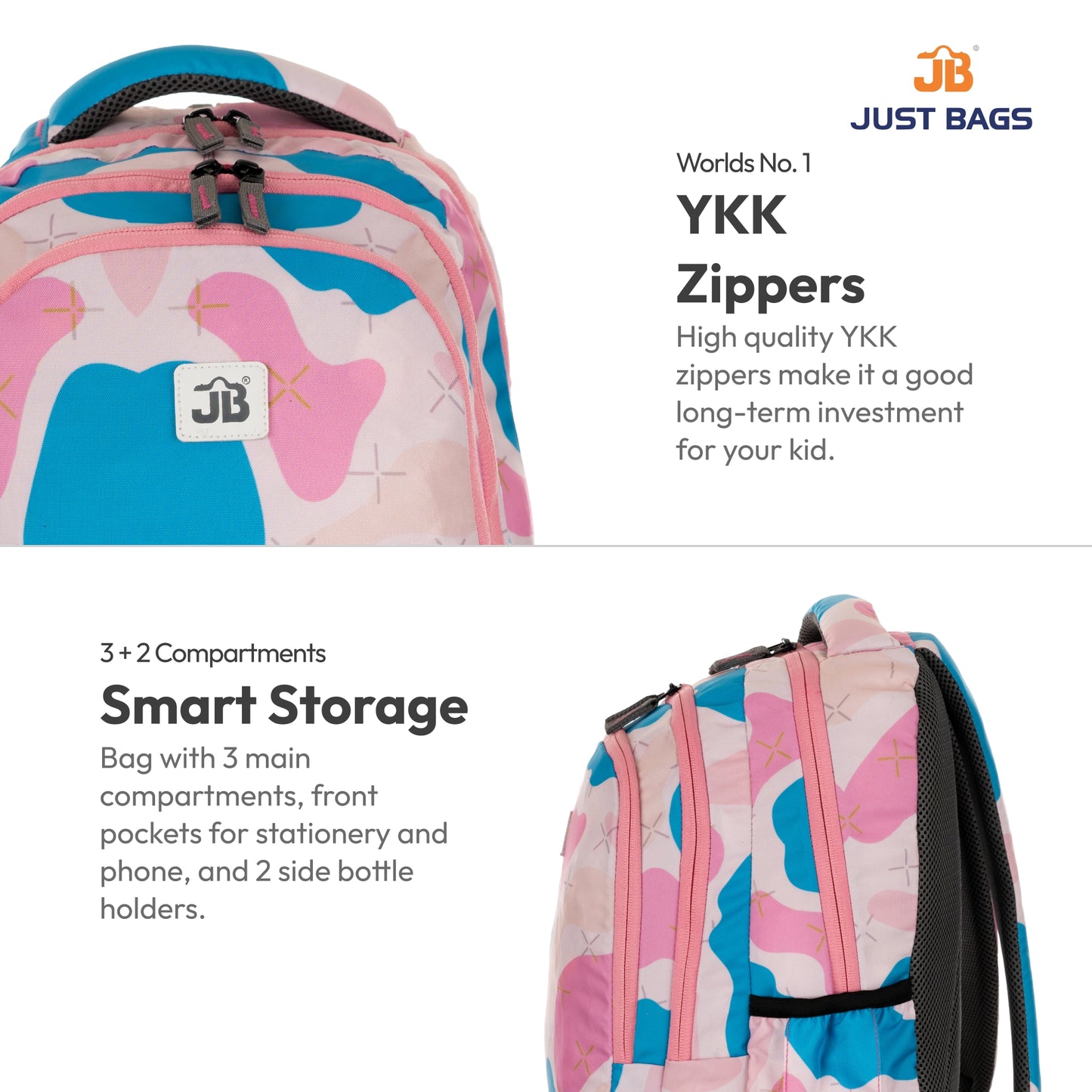 Preschool Durable 18L Backpack for Toddlers – 15" (38 cm) | Ages 2–4.5