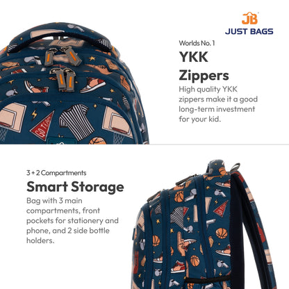 Preschool Durable 18L Backpack for Toddlers – 15" (38 cm) | Ages 2–4.5