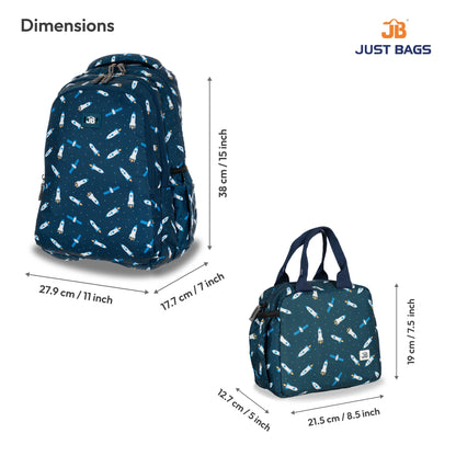 PreSchool Combo 18L Backpack & 6L TiffinBag For Toddlers – 15 Inches & 7.5 Inches | Ages 2–4.5