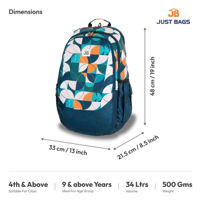 Secondary School & Jr College 34L Backpack For Children - 19" (48cm) | Age 9+