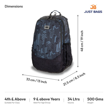 Secondary School & Jr College 34L Backpack For Children - 19" (48cm) | Age 9+