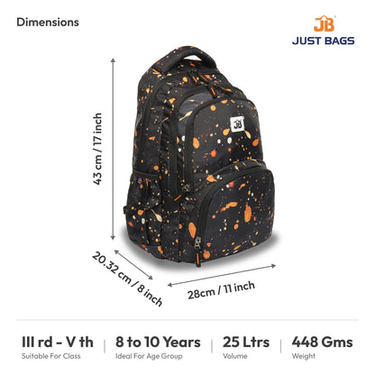 Primary School 25L Backpack for Kids – 17 Inches | Ages 8–10
