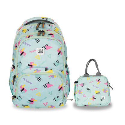 Primary School 25L Backpack & 6L TiffinBag Combo for Kids – 17 Inches-7.5 Inches | Ages 8–10