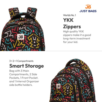 Primary School 25L Backpack for Kids – 17 Inches | Ages 8–10