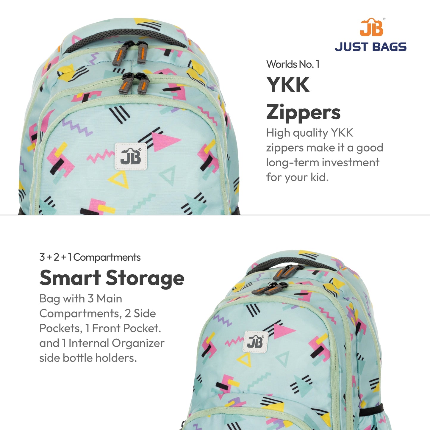 Primary School 25L Backpack for Kids – 17 Inches | Ages 8–10