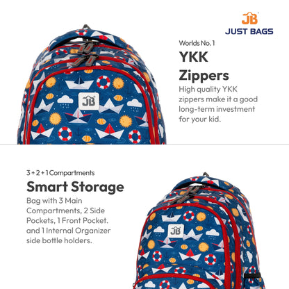 Primary School 25L Backpack for Kids – 17 Inches | Ages 8–10