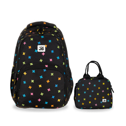 Primary School 25L Backpack & 6L TiffinBag Combo for Kids – 17 Inches-7.5 Inches | Ages 8–10