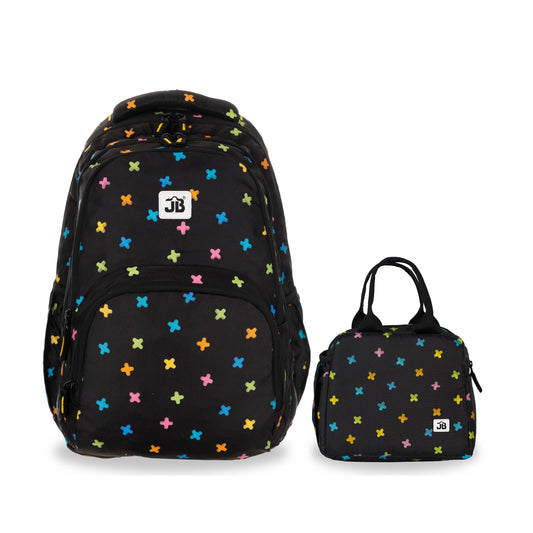 Primary School 25L Backpack & 6L TiffinBag Combo for Kids – 17 Inches-7.5 Inches | Ages 8–10