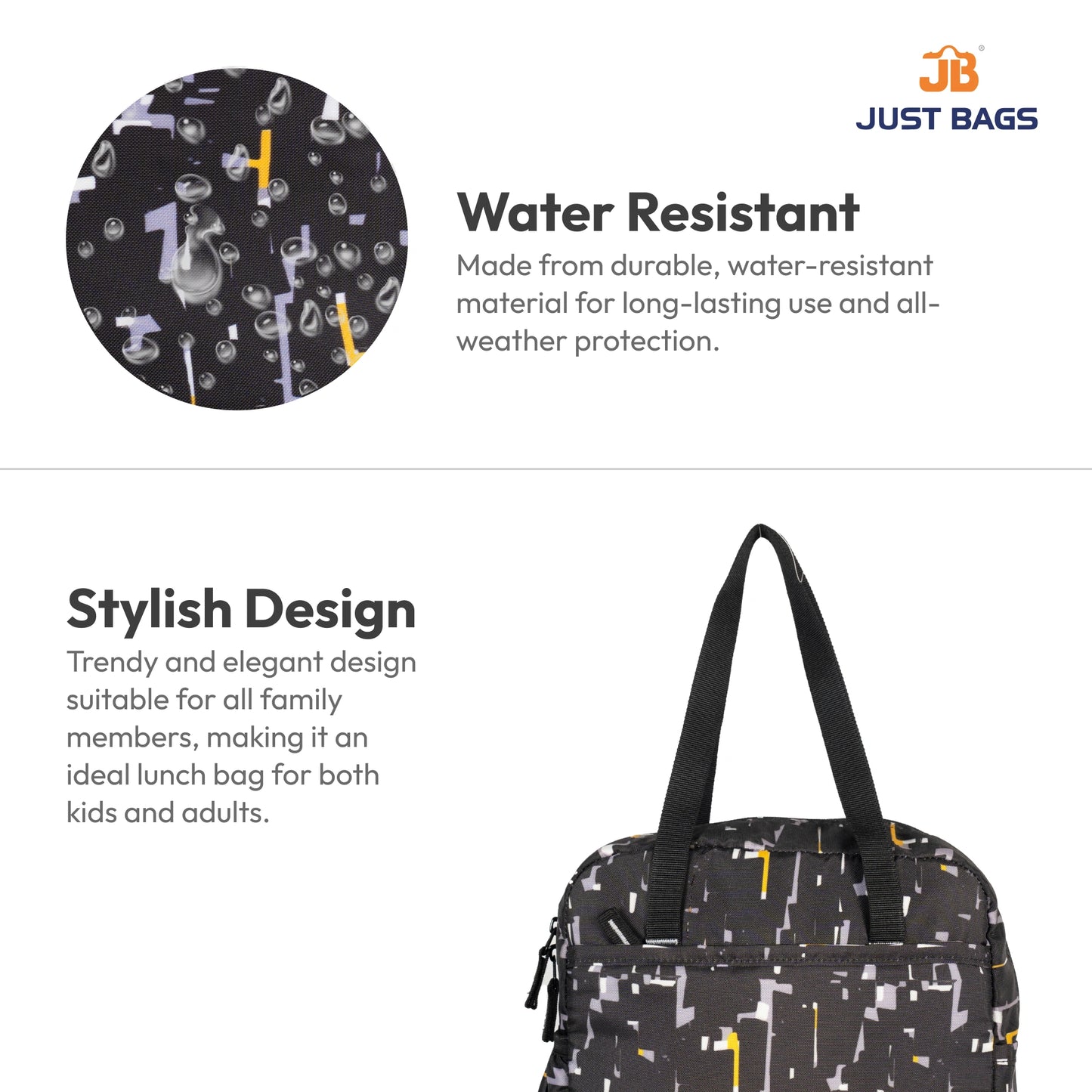 Secondary School 34L Backpack & 8L TiffinBag Combo for Kids – 18 Inches & 10.5 Inches | Age 9+