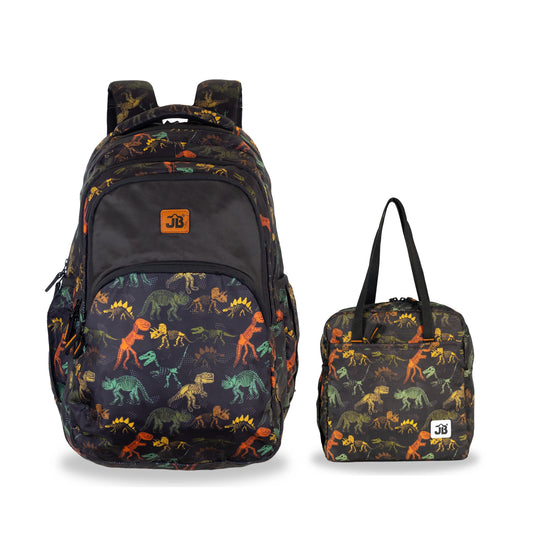 Secondary School 34L Backpack & 8L TiffinBag Combo for Kids – 18 Inches & 10.5 Inches | Age 9+