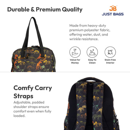 Secondary School 34L Backpack & 8L TiffinBag Combo for Kids – 18 Inches & 10.5 Inches | Age 9+