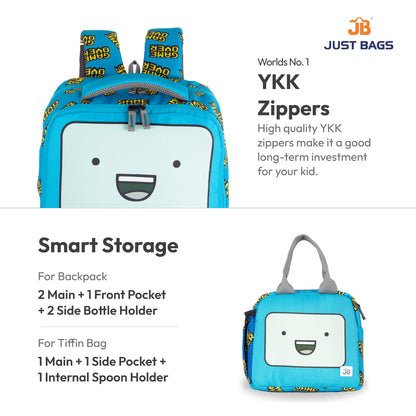 Primary School 24L Backpack & 6L TiffinBag Combo for Kids – 17 Inches & 7.5 Inches | Ages 6–8
