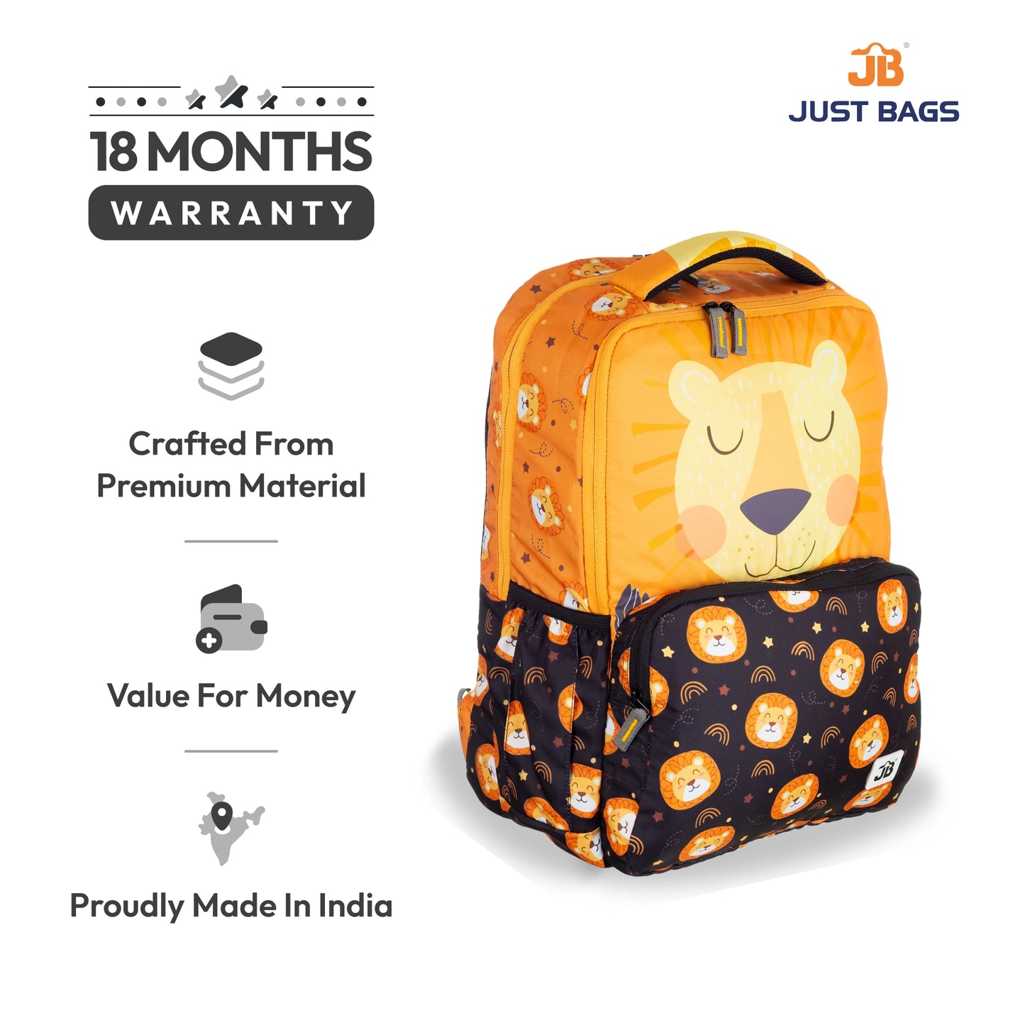 Primary School 24L Backpack for Kids – 17 Inches | Ages 6–8