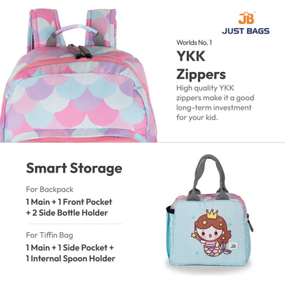 Pre-School Combo 15L Backpack & 6L TiffinBag For Toddlers – 14 Inches & 7.5 Inches | Ages 2–4.5