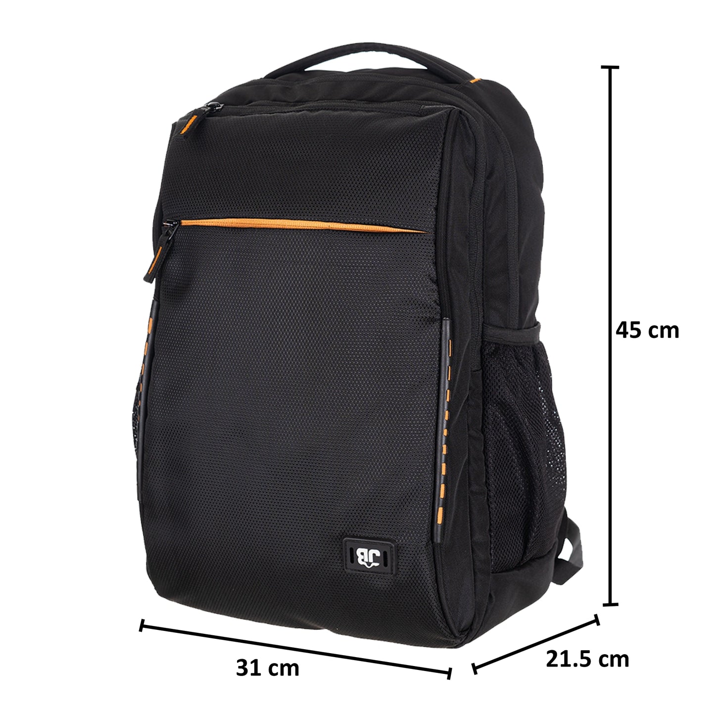 Byte Unisex Black Red Sleek Laptop Backpack