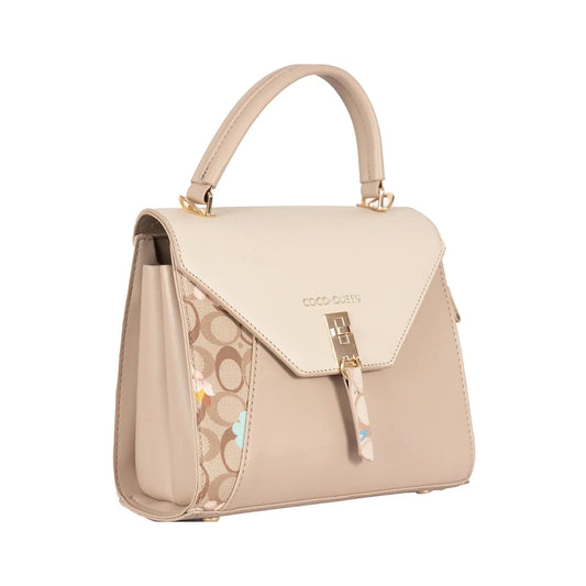 Design 14 Classy Dual-Use Faux Leather Bag With Printed Pattern, Tassel & Gold Accents