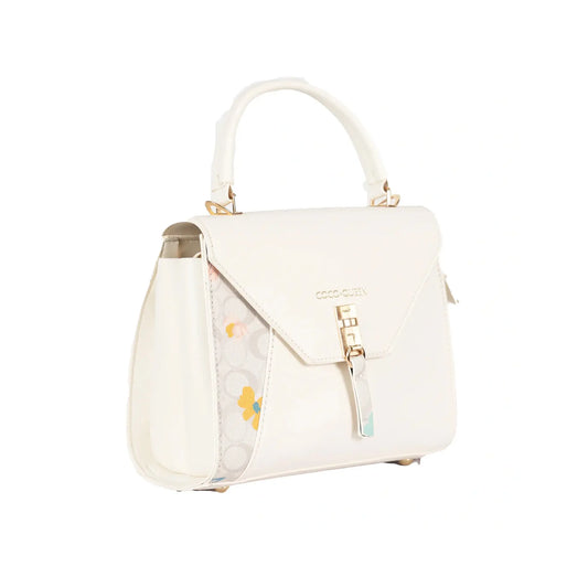 Design 14 Classy Dual-Use Faux Leather Bag With Printed Pattern, Tassel & Gold Accents