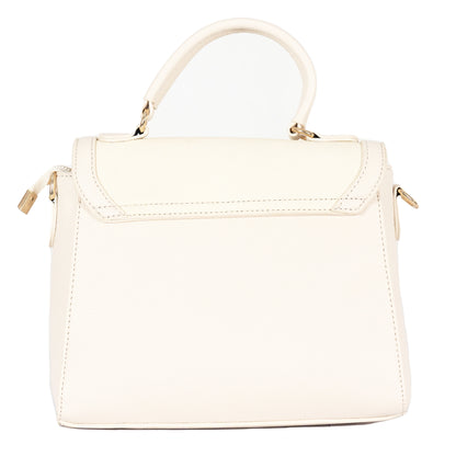 Design 7 Chic Faux Leather Hand & Sling Bag with Magnetic Clasp and Gold Detailing