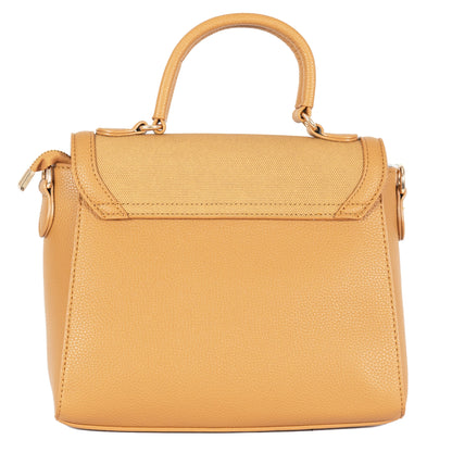 Design 7 Chic Faux Leather Hand & Sling Bag with Magnetic Clasp and Gold Detailing