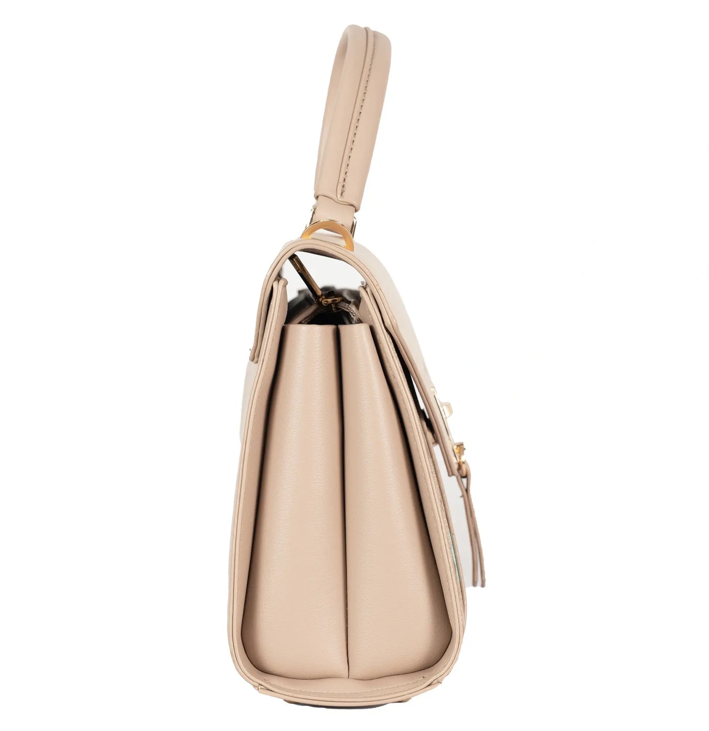 Design 14 Classy Dual-Use Faux Leather Bag With Printed Pattern, Tassel & Gold Accents