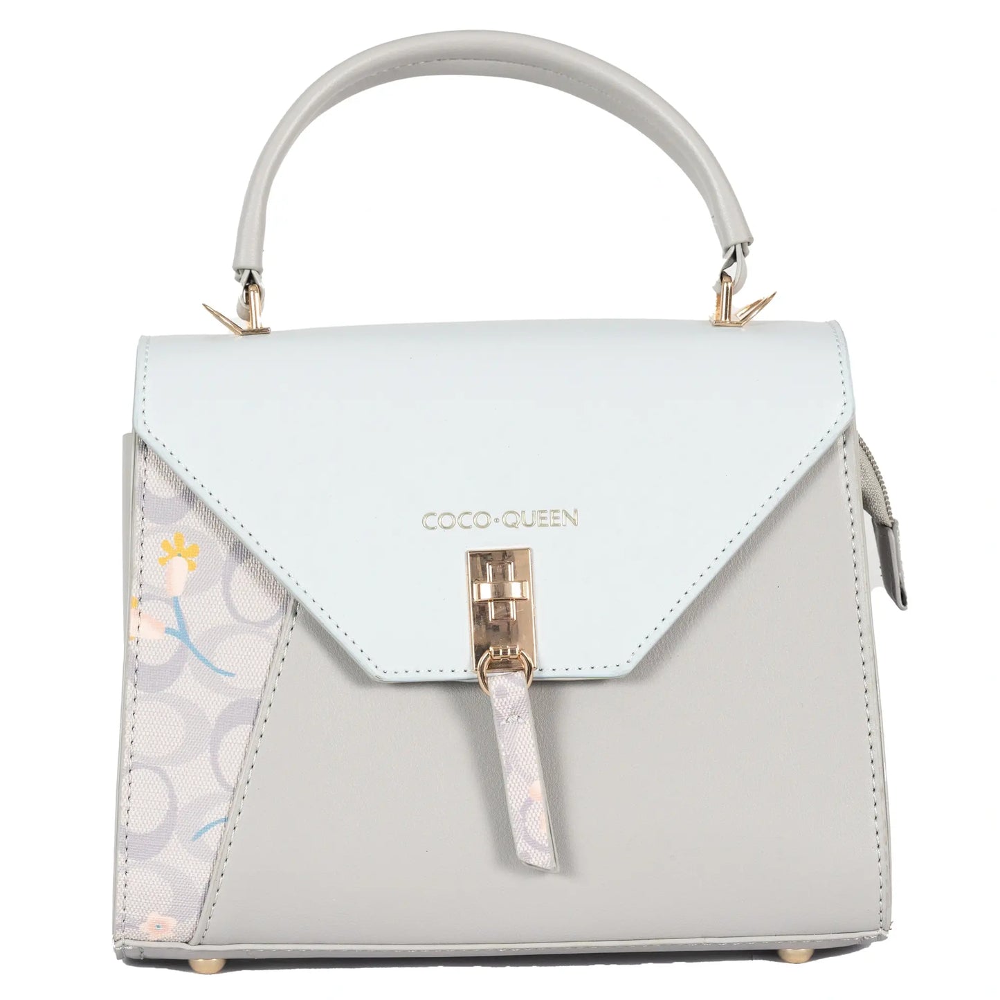 Design 14 Classy Dual-Use Faux Leather Bag With Printed Pattern, Tassel & Gold Accents