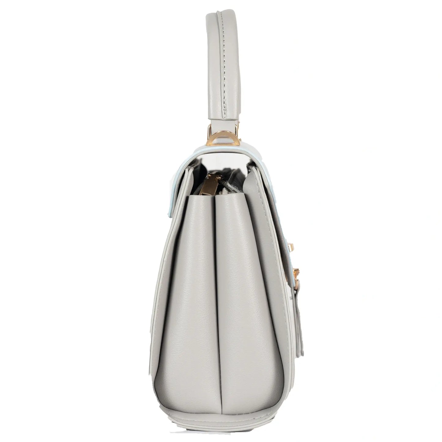 Design 14 Classy Dual-Use Faux Leather Bag With Printed Pattern, Tassel & Gold Accents