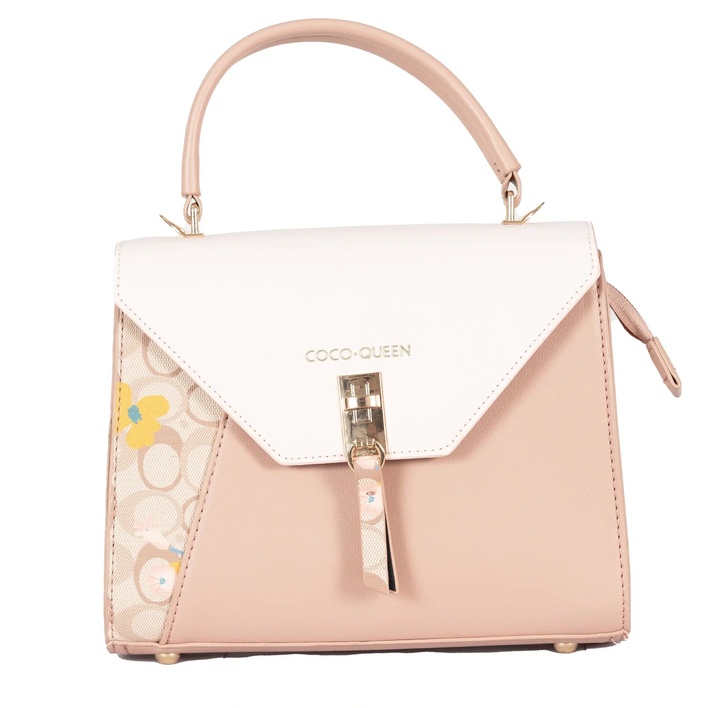 Design 14 Classy Dual-Use Faux Leather Bag With Printed Pattern, Tassel & Gold Accents