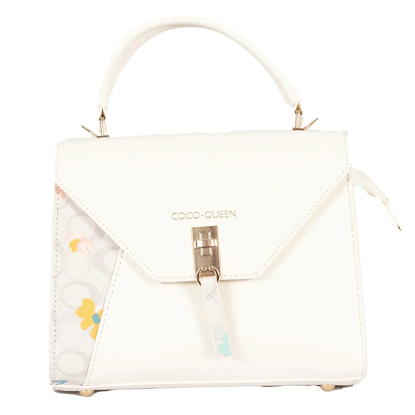 Design 14 Classy Dual-Use Faux Leather Bag With Printed Pattern, Tassel & Gold Accents