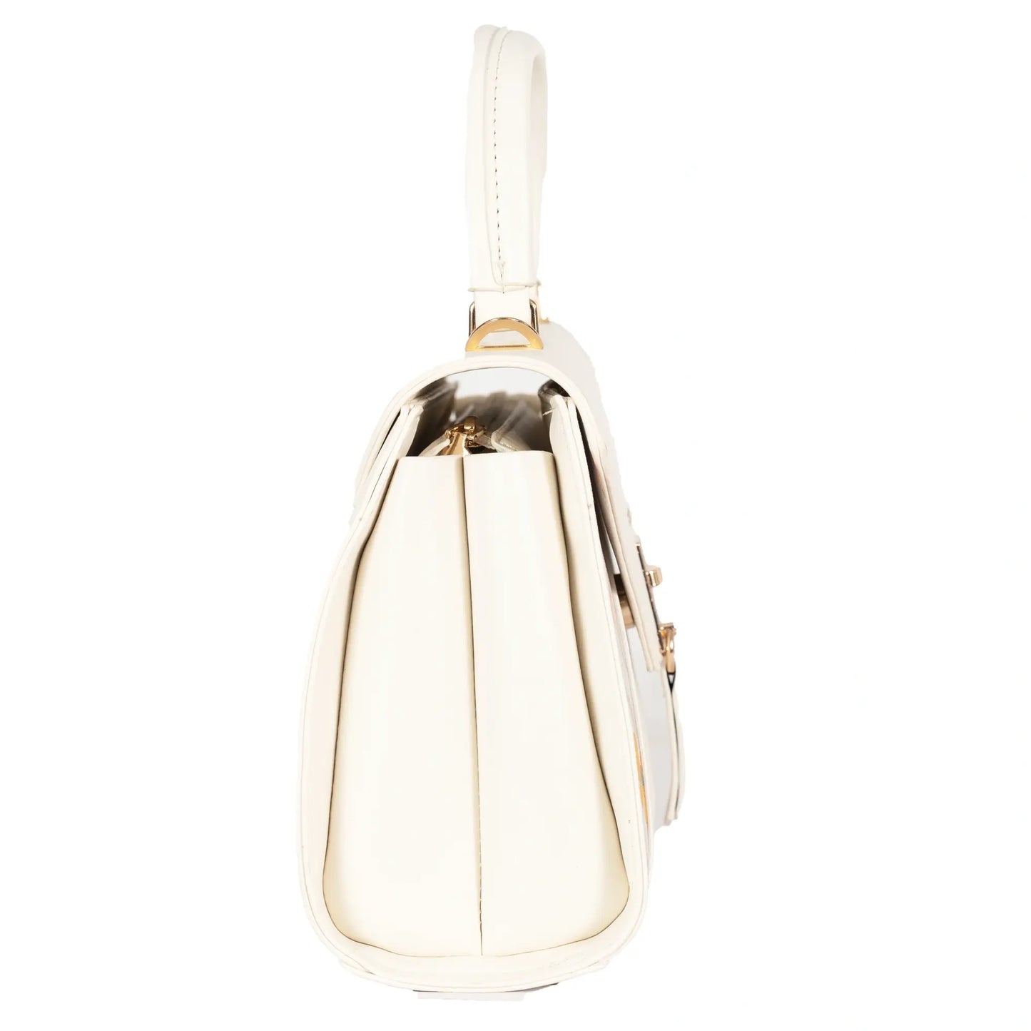 Design 14 Classy Dual-Use Faux Leather Bag With Printed Pattern, Tassel & Gold Accents