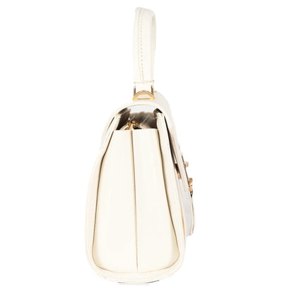 Design 14 Classy Dual-Use Faux Leather Bag With Printed Pattern, Tassel & Gold Accents