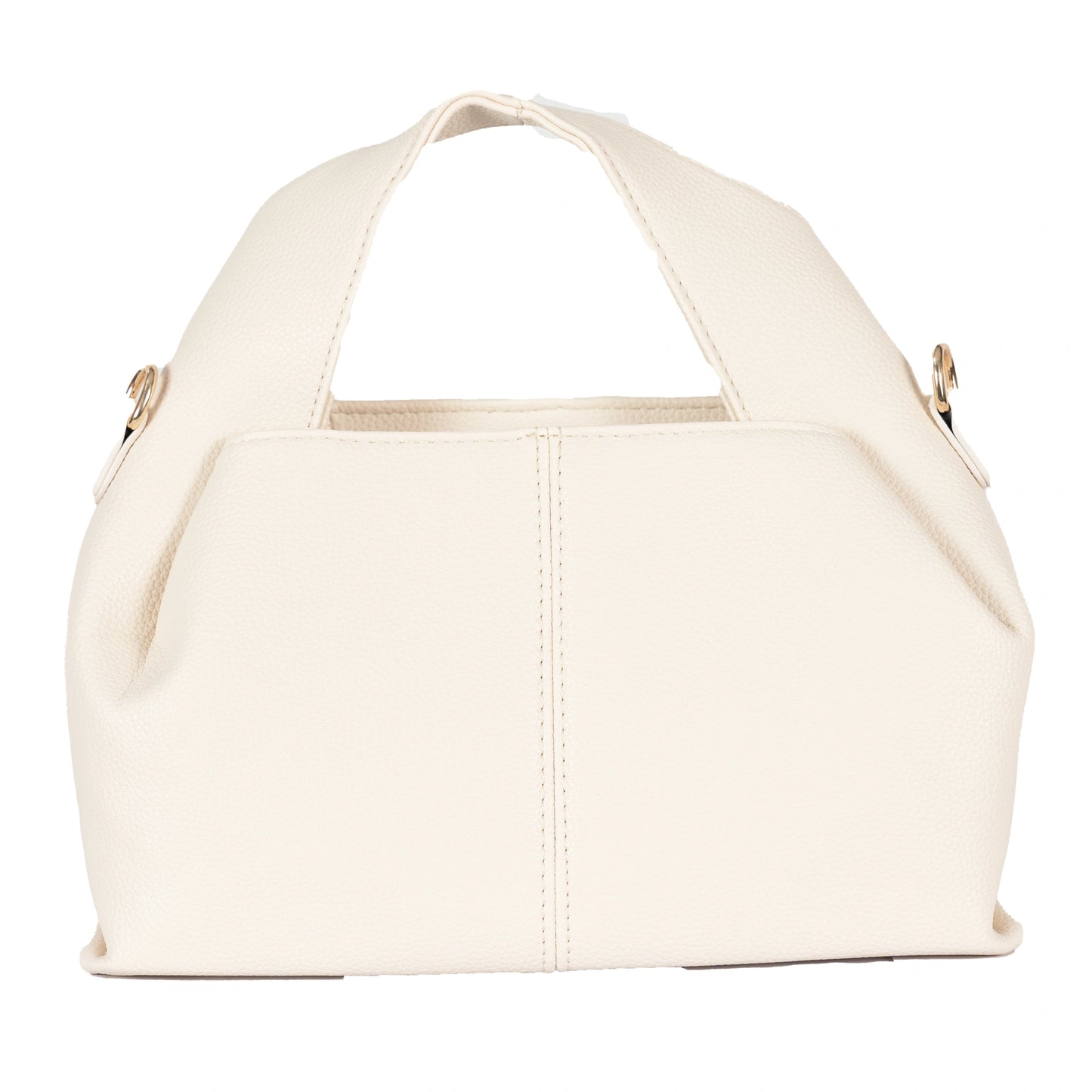 Design 3 Unique-Shaped Faux Leather Dual-Use Bag with Gold Accents