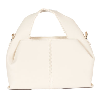 Design 3 Unique-Shaped Faux Leather Dual-Use Bag with Gold Accents