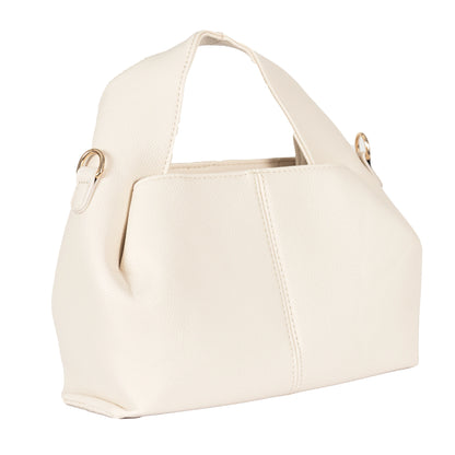 Design 3 Unique-Shaped Faux Leather Dual-Use Bag with Gold Accents