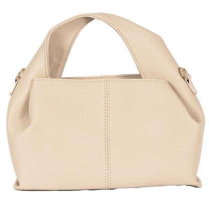 Design 3 Unique-Shaped Faux Leather Dual-Use Bag with Gold Accents