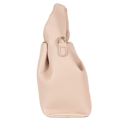 Design 3 Unique-Shaped Faux Leather Dual-Use Bag with Gold Accents