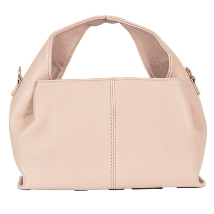 Design 3 Unique-Shaped Faux Leather Dual-Use Bag with Gold Accents